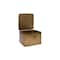 Hello Honey® Gold Square Decorative Metal Box Set